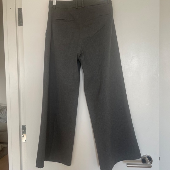Abercrombie Mid Rise Tailored Wide Leg Pant - Picture 3 of 3